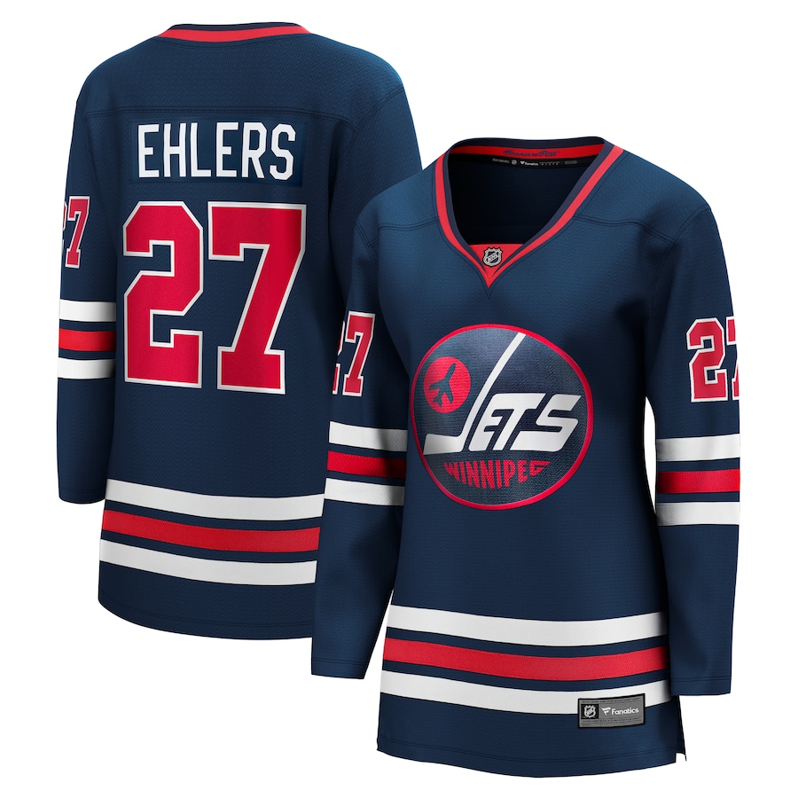 Nikolaj Ehlers Winnipeg Jets Fanatics Women's Premier Breakaway Player Jersey - Navy - myjerseyhub