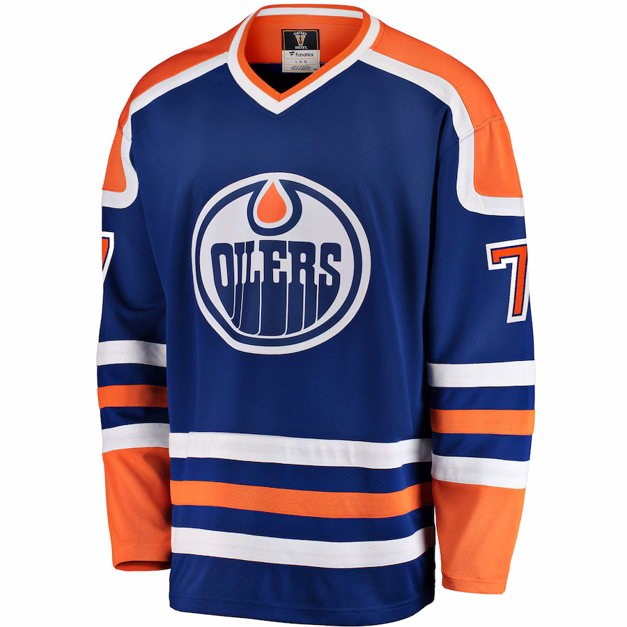 Paul Coffey Edmonton Oilers Fanatics Premier Breakaway Retired Player Jersey - Blue - myjerseyhub