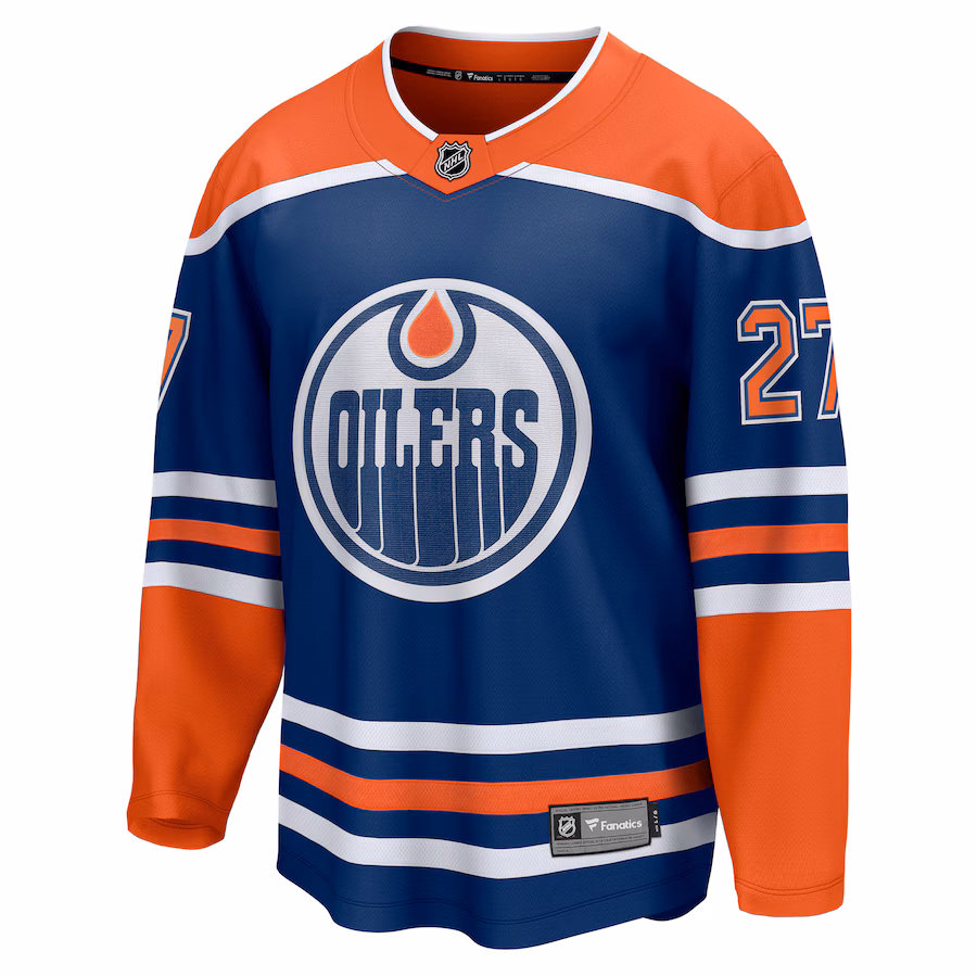 Brett Kulak Edmonton Oilers Fanatics Home Breakaway Player Jersey - Royal - myjerseyhub