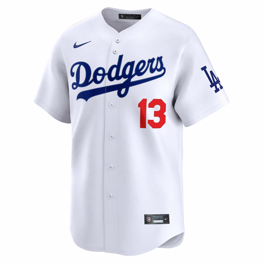 Max Muncy Los Angeles Dodgers Nike Home Limited Player Jersey - White - myjerseyhub