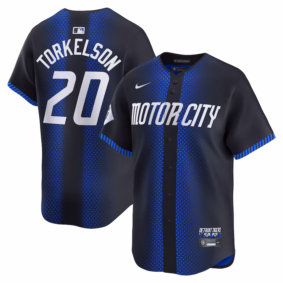 Spencer Torkelson Detroit Tigers Nike 2024 City Connect Limited Jersey - Navy - myjerseyhub