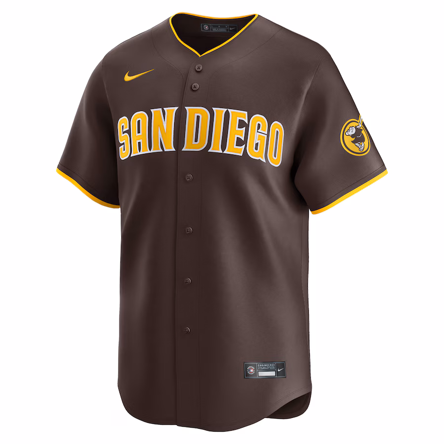 Xander Bogaerts San Diego Padres Nike Road Limited Player Jersey - Brown - myjerseyhub