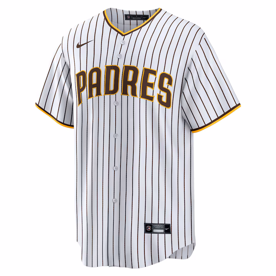 San Diego Padres Nike Home 2025 Jackie Robinson Day Replica Jersey - White - myjerseyhub