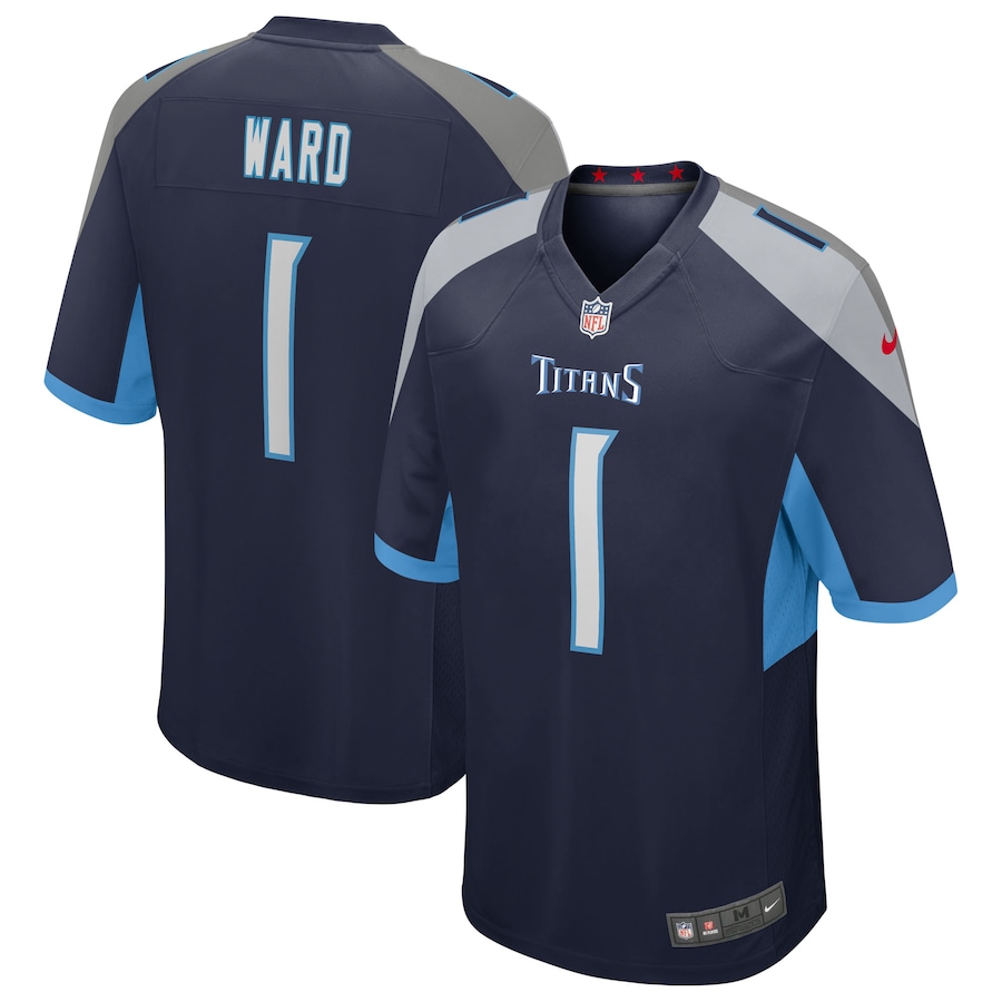 Cameron Ward Tennessee Titans Nike 2025 NFL Draft First Round Pick Alternate Game Jersey - Navy - myjerseyhub