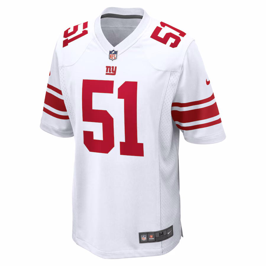 Abdul Carter New York Giants Nike First Round Pick Game Jersey - White - myjerseyhub
