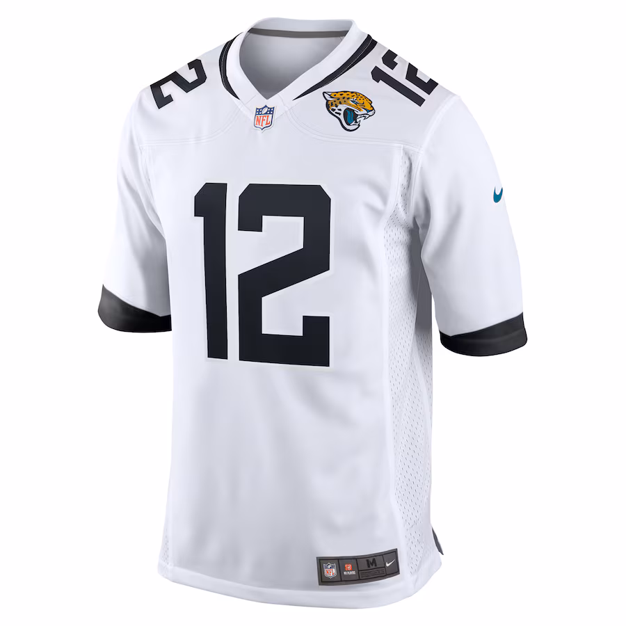 Travis Hunter Jacksonville Jaguars Nike 2025 NFL Draft First Round Pick Game Player Jersey - White - myjerseyhub