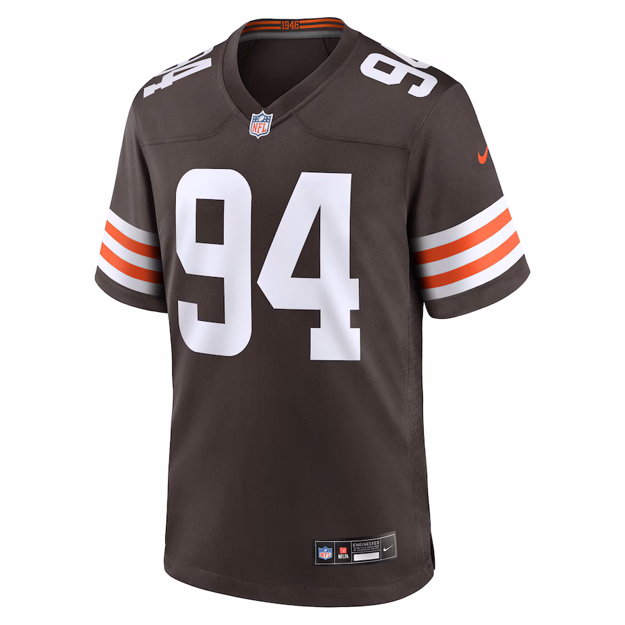 Mason Graham Cleveland Browns Nike 2025 NFL Draft First Round Pick Game Jersey - Brown - myjerseyhub