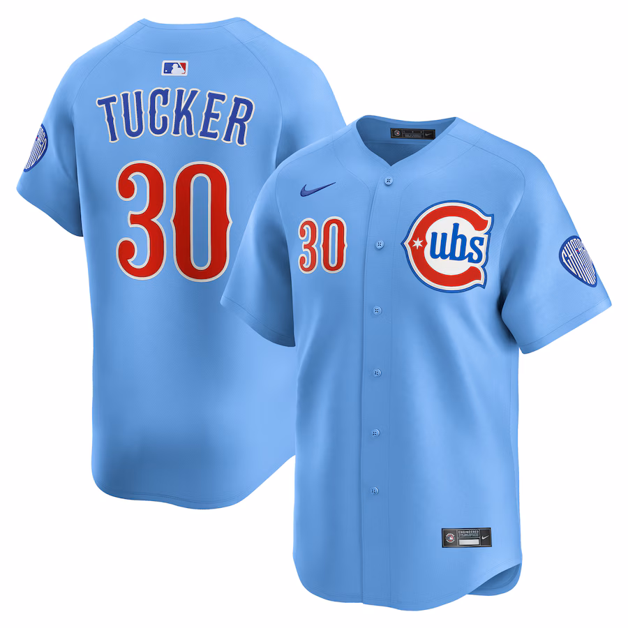Kyle Tucker Chicago Cubs Nike Alternate Limited Player Jersey - Light Blue - myjerseyhub
