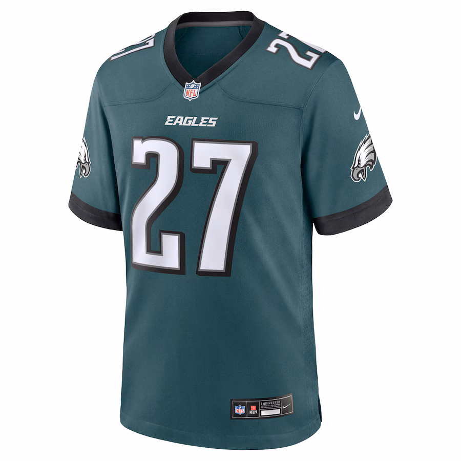 Quinyon Mitchell Philadelphia Eagles Nike Player Game Jersey - Midnight Green - myjerseyhub