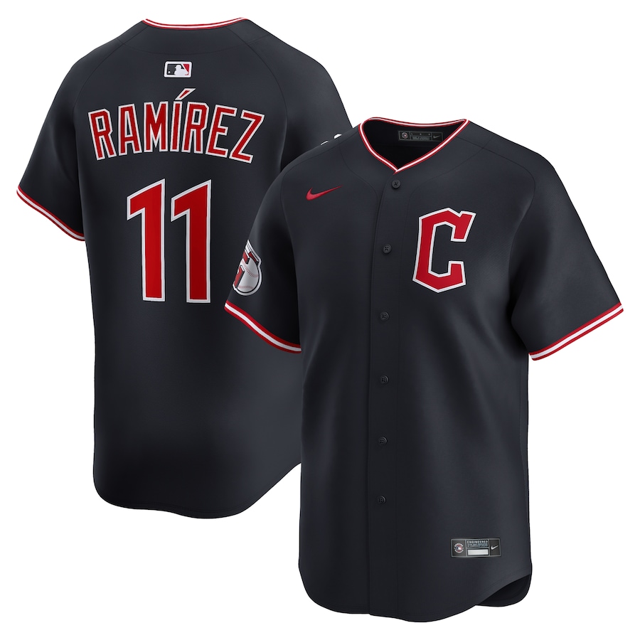 José Ramírez Cleveland Guardians Nike Alternate Limited Player Jersey - Navy - myjerseyhub
