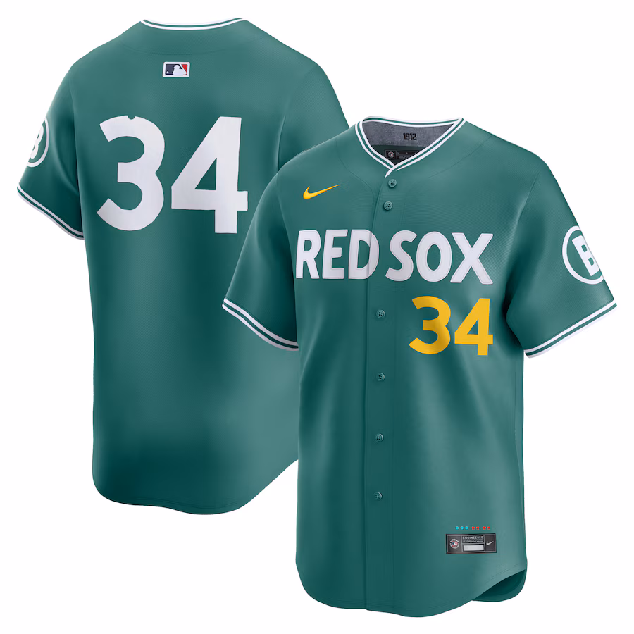 David Ortiz Boston Red Sox Nike 2025 City Connect Limited Retired Player Jersey - Green - myjerseyhub