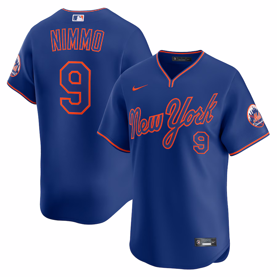 Brandon Nimmo New York Mets Nike Alternate Limited Player Jersey - Royal - myjerseyhub