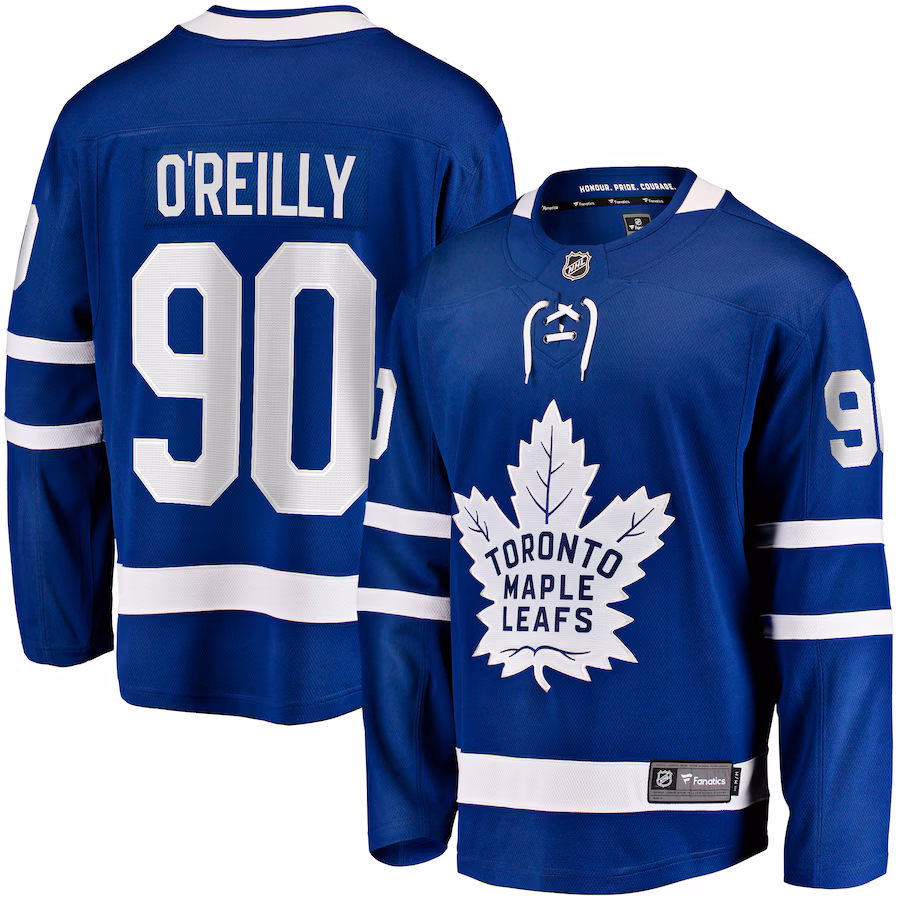 Ryan O'Reilly Toronto Maple Leafs Fanatics Home Premier Breakaway Player Jersey - Blue - myjerseyhub