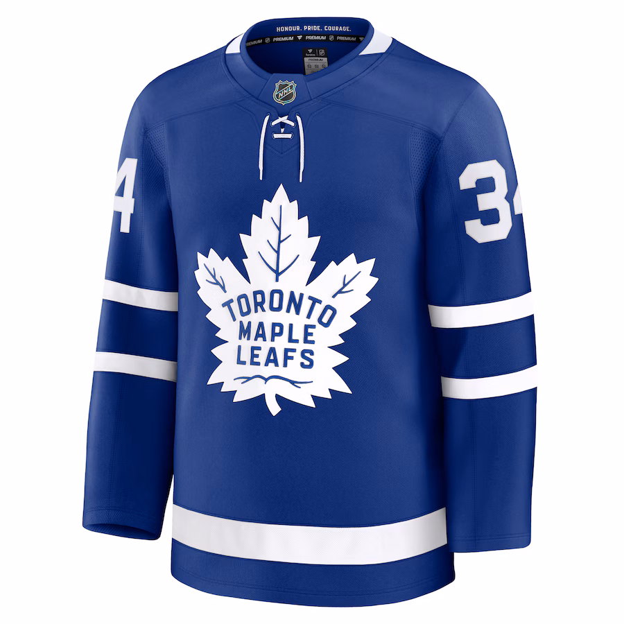 Auston Matthews Toronto Maple Leafs Fanatics Home Premium Jersey - Blue - myjerseyhub