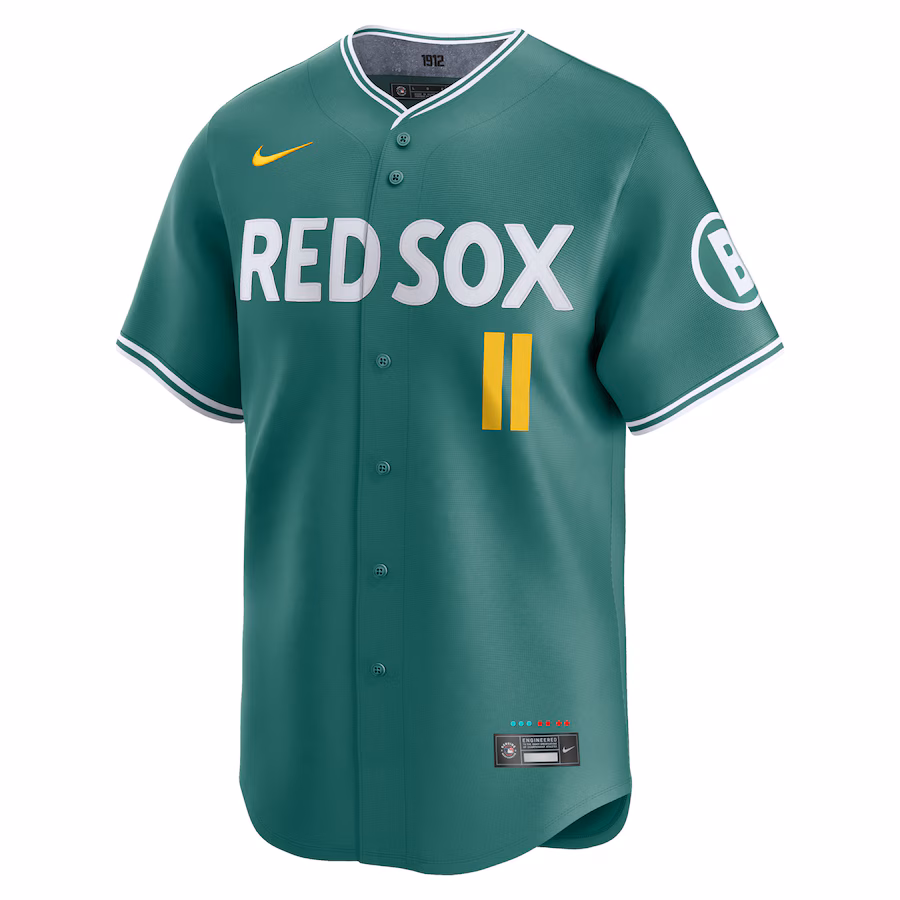 Rafael Devers Boston Red Sox Nike 2025 City Connect Limited Player Jersey - Green - myjerseyhub