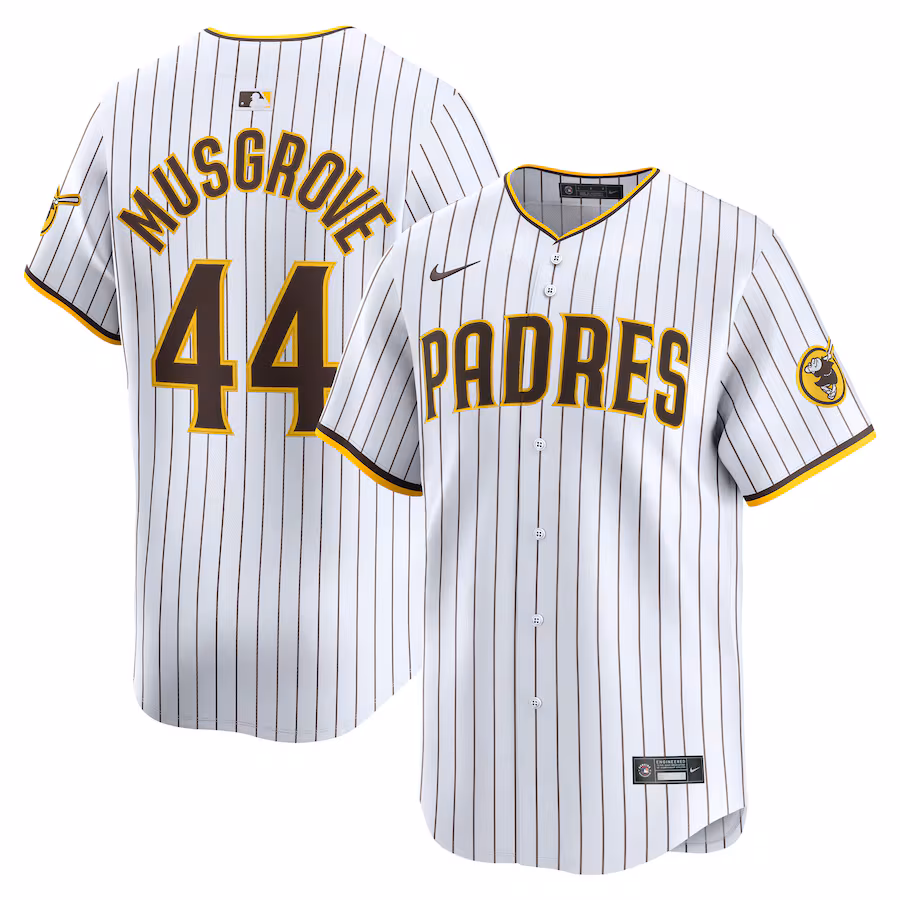 Joe Musgrove San Diego Padres Nike Home Limited Player Jersey - White - myjerseyhub