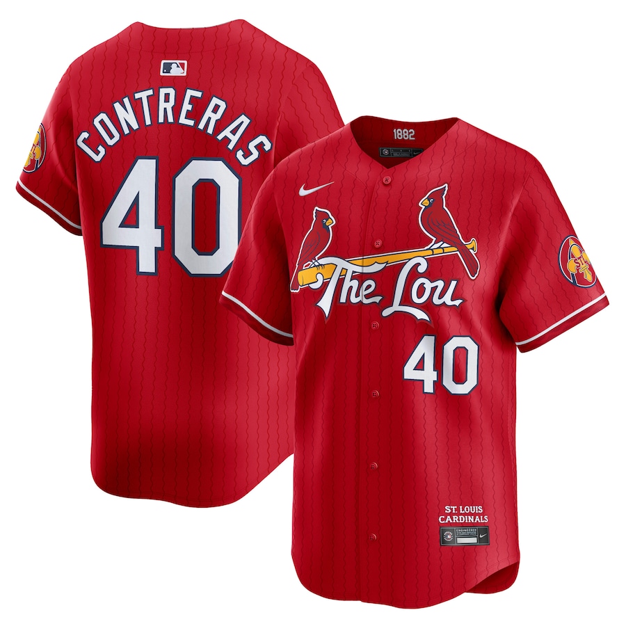 Willson Contreras St. Louis Cardinals Nike City Connect Limited Jersey - Red - myjerseyhub