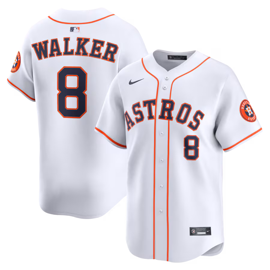 Christian Walker Houston Astros Nike Home Limited Player Jersey - White - myjerseyhub