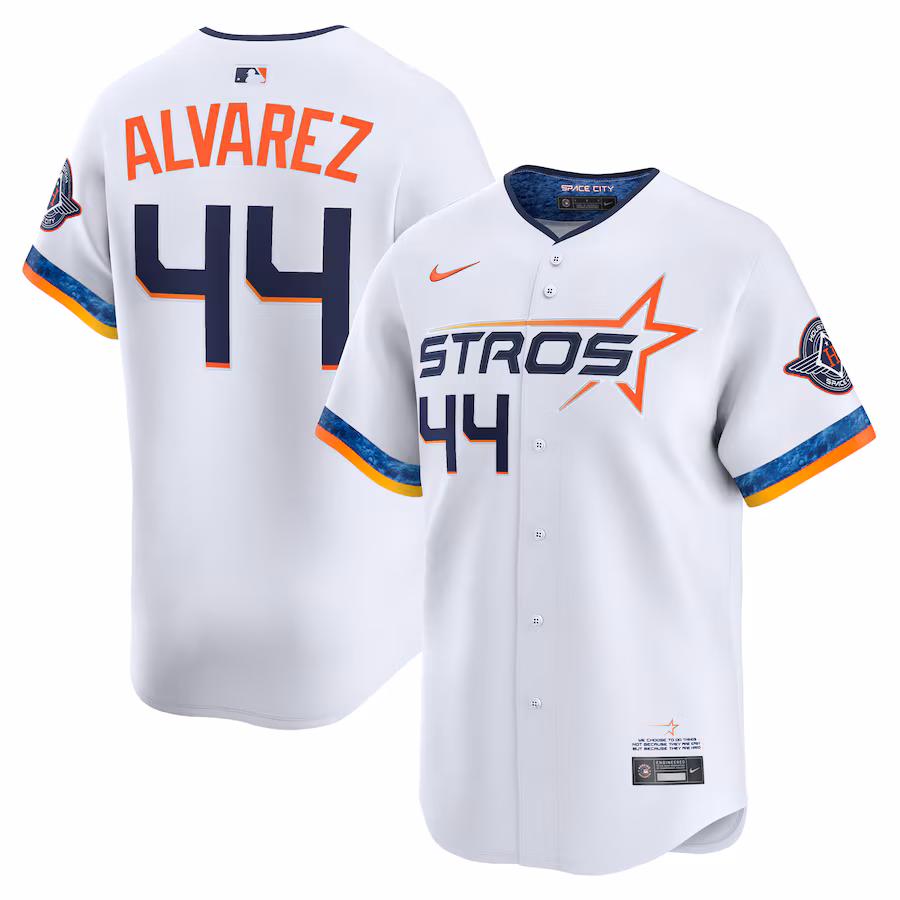 Yordan Alvarez Houston Astros Nike 2025 City Connect Limited Player Jersey - White - myjerseyhub