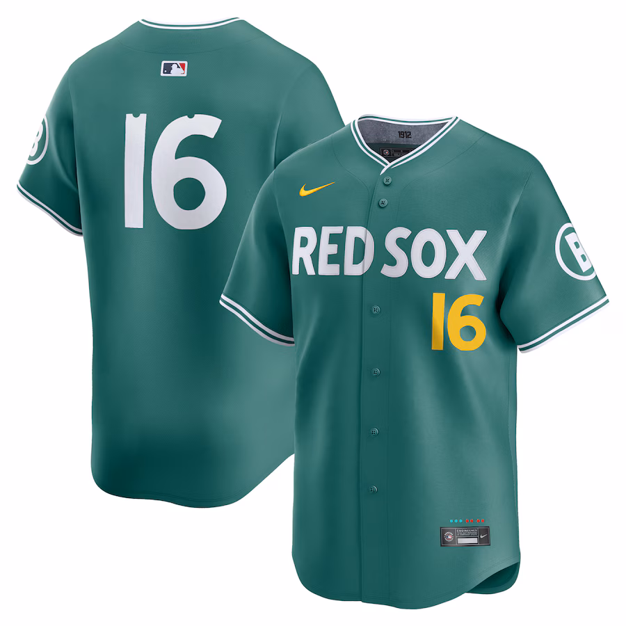 Jarren Duran Boston Red Sox Nike 2025 City Connect Limited Player Jersey - Green - myjerseyhub