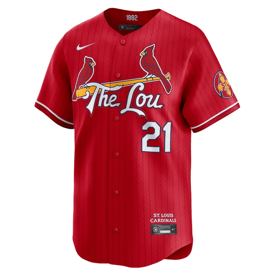 Lars Nootbaar St. Louis Cardinals Nike City Connect Limited Jersey - Red - myjerseyhub