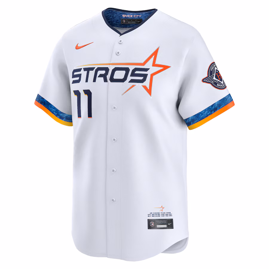 Cam Smith Houston Astros Nike City Connect Limited Player Jersey - White - myjerseyhub
