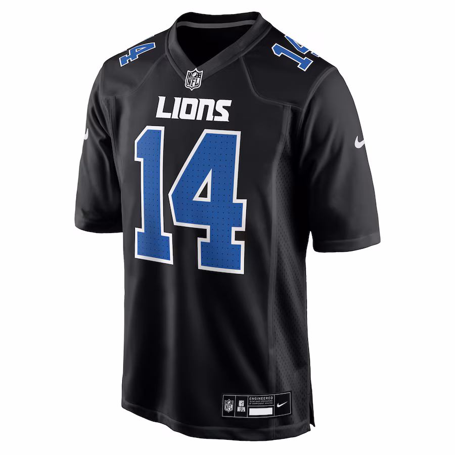 Amon-Ra St. Brown Detroit Lions Nike Carbon Fashion Jersey - Carbon Black - myjerseyhub