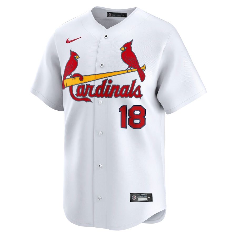 Jordan Walker St. Louis Cardinals Nike Home Limited Player Jersey - White - myjerseyhub
