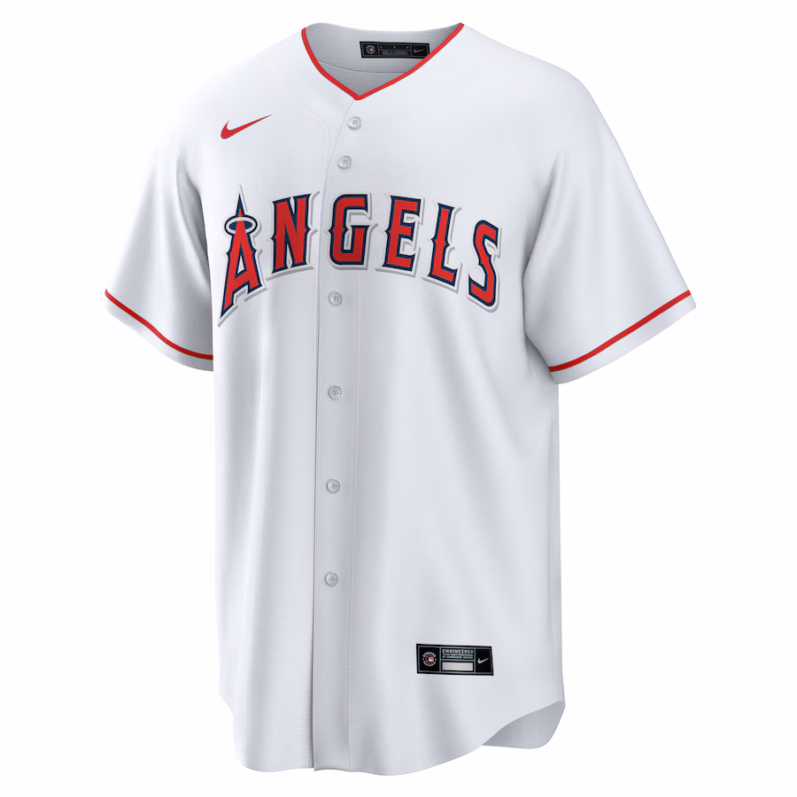 Los Angeles Angels Nike Home 2025 Jackie Robinson Day Replica Jersey - White - myjerseyhub