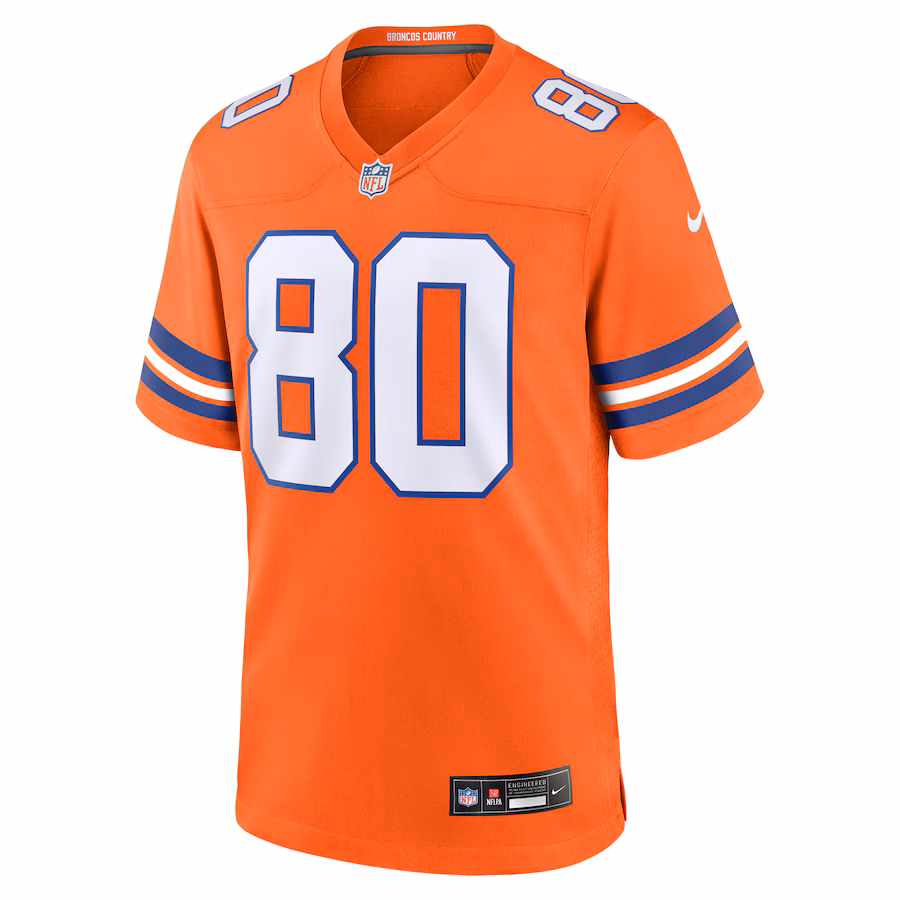Rod Smith Denver Broncos Nike Retired Player Alternate Game Jersey - Orange - myjerseyhub