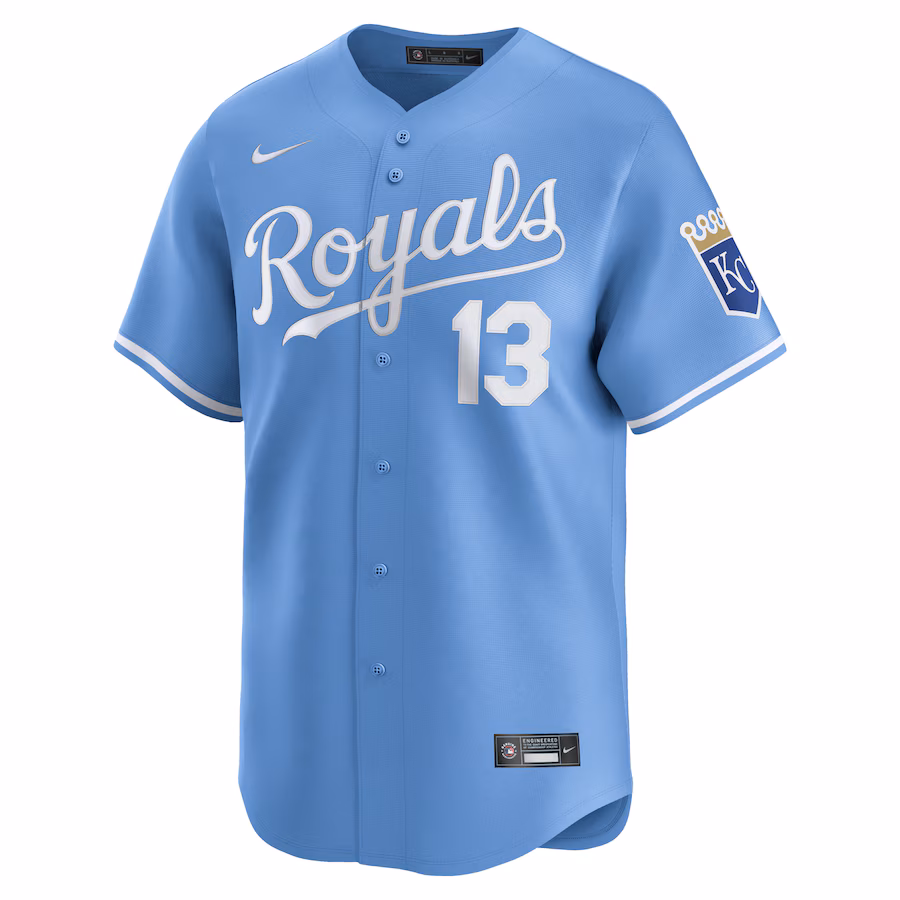 Salvador Perez Kansas City Royals Nike Alternate Limited Player Jersey - Light Blue - myjerseyhub