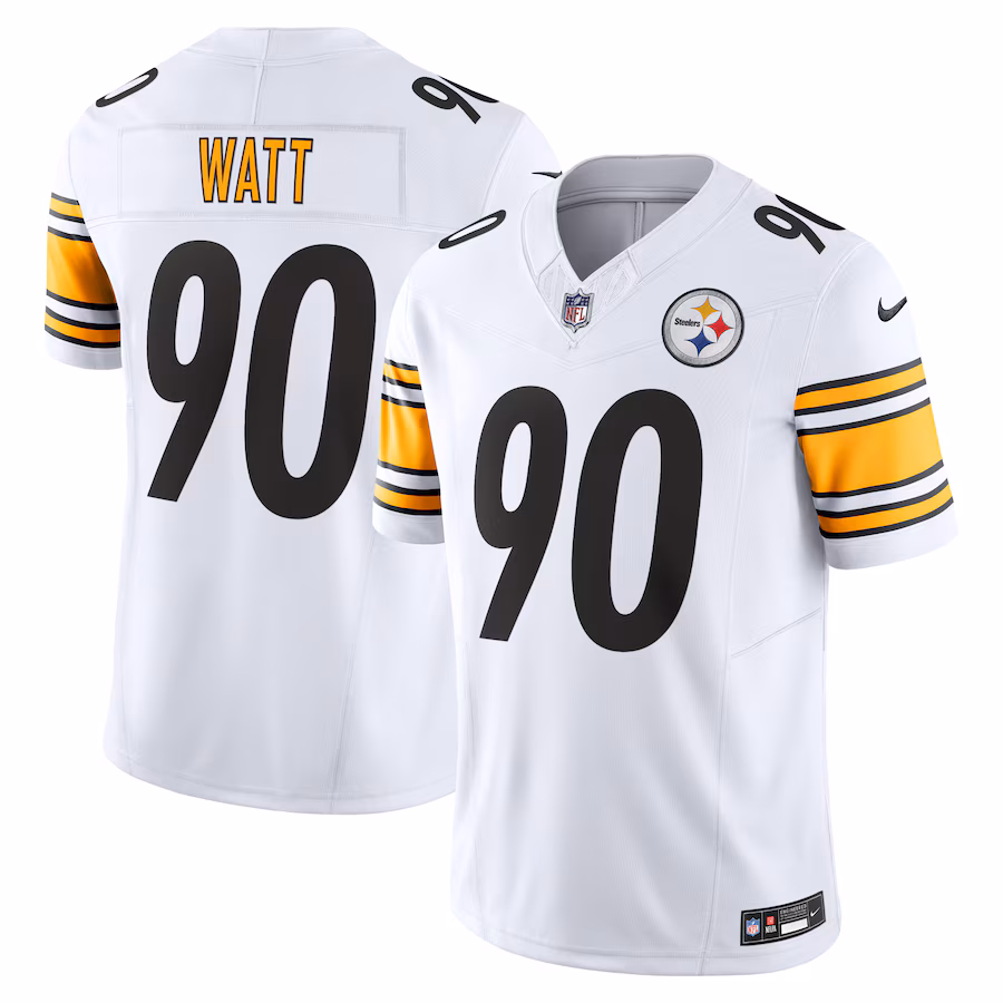 T.J. Watt Pittsburgh Steelers Nike Vapor F.U.S.E. Limited Jersey - White - myjerseyhub