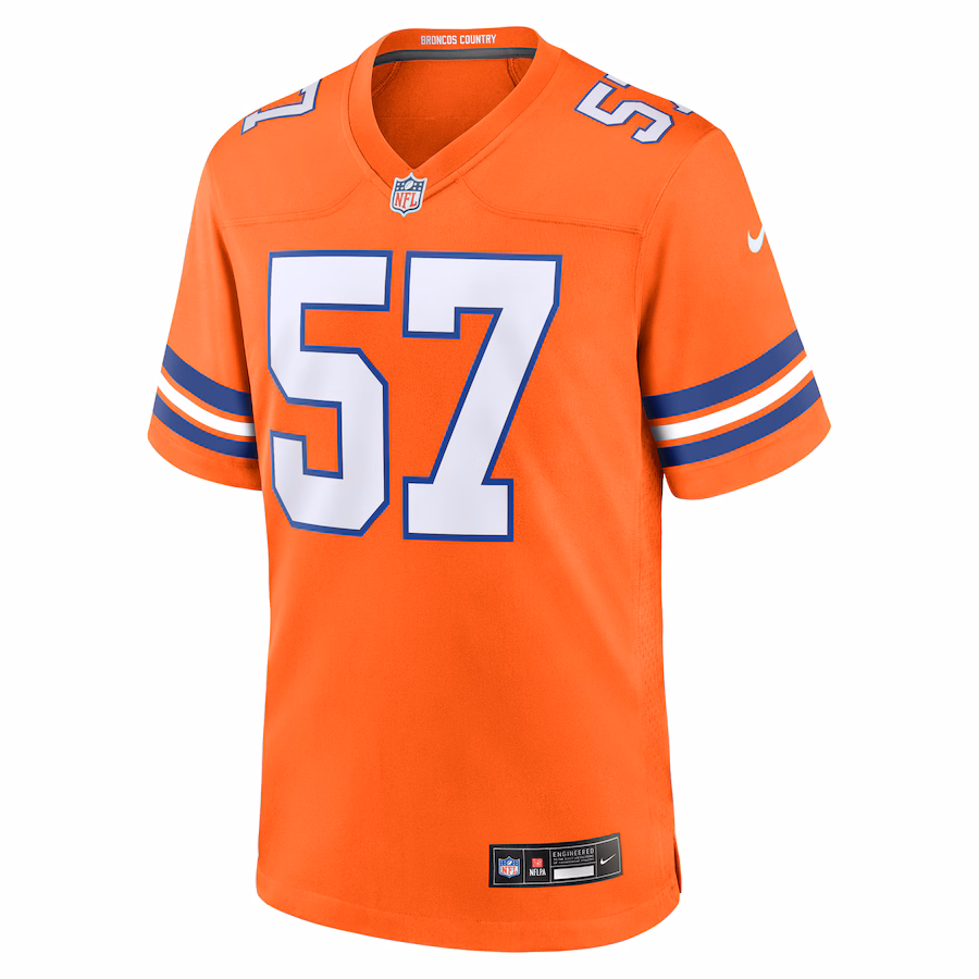 Tom Jackson Denver Broncos Nike Retired Player Alternate Game Jersey - Orange - myjerseyhub