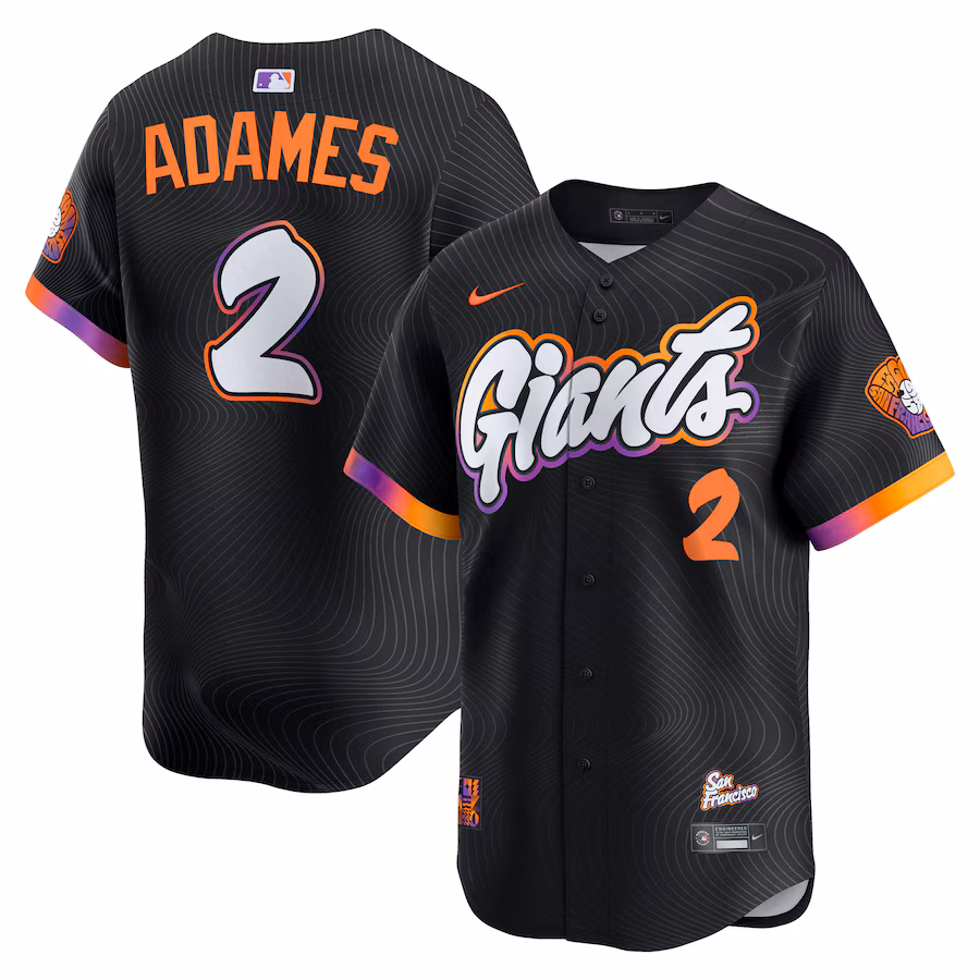 Willy Adames San Francisco Giants Nike 2025 City Connect Limited Jersey - Black - myjerseyhub