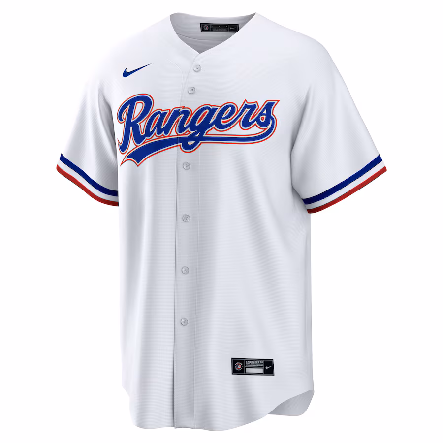 Adolis García Texas Rangers Nike 2023 World Series Replica Player Jersey – White - myjerseyhub