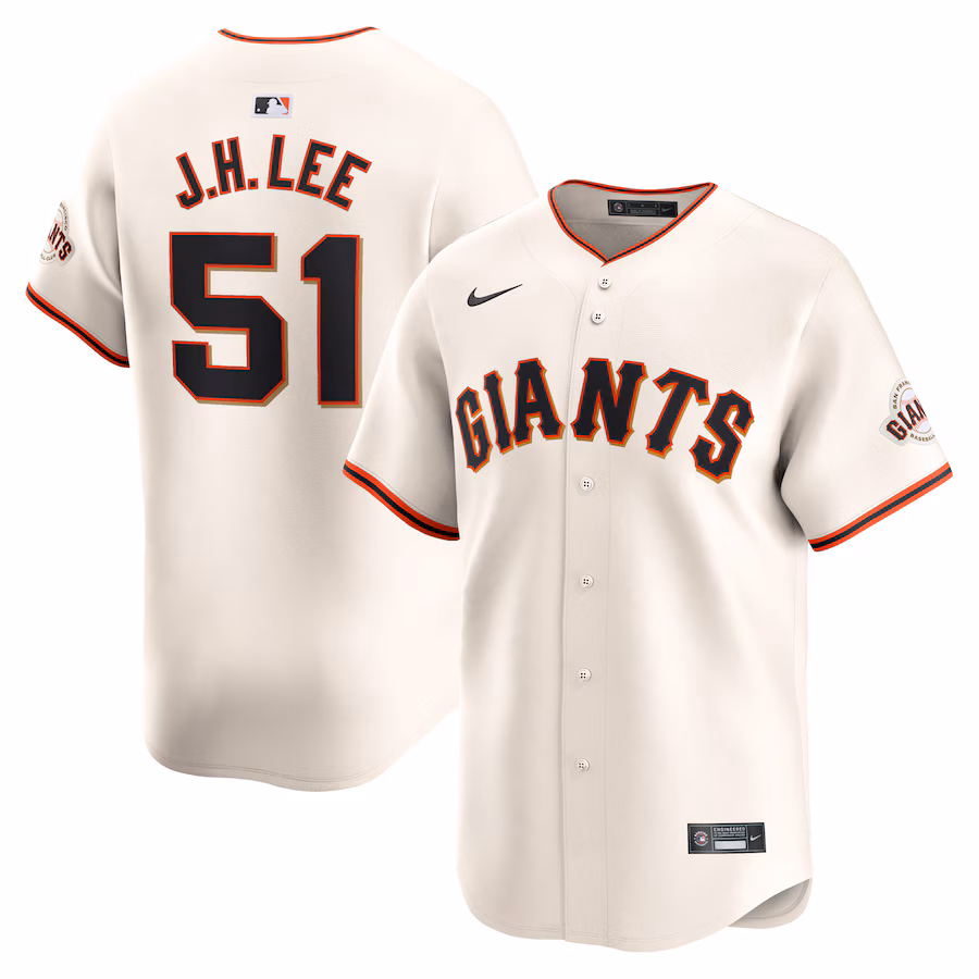 Jung Hoo Lee San Francisco Giants Nike Home Limited Player Jersey - Cream - myjerseyhub