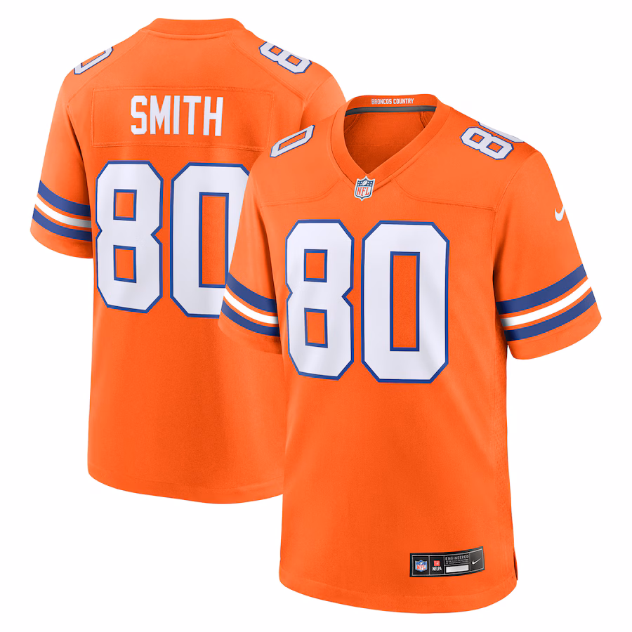 Rod Smith Denver Broncos Nike Retired Player Alternate Game Jersey - Orange - myjerseyhub