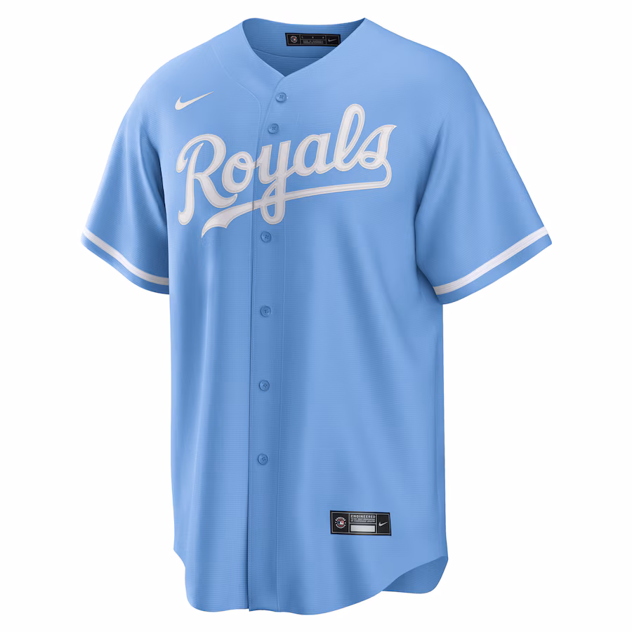 Bobby Witt Jr. Kansas City Royals Nike Alternate Replica Jersey - Light Blue - myjerseyhub