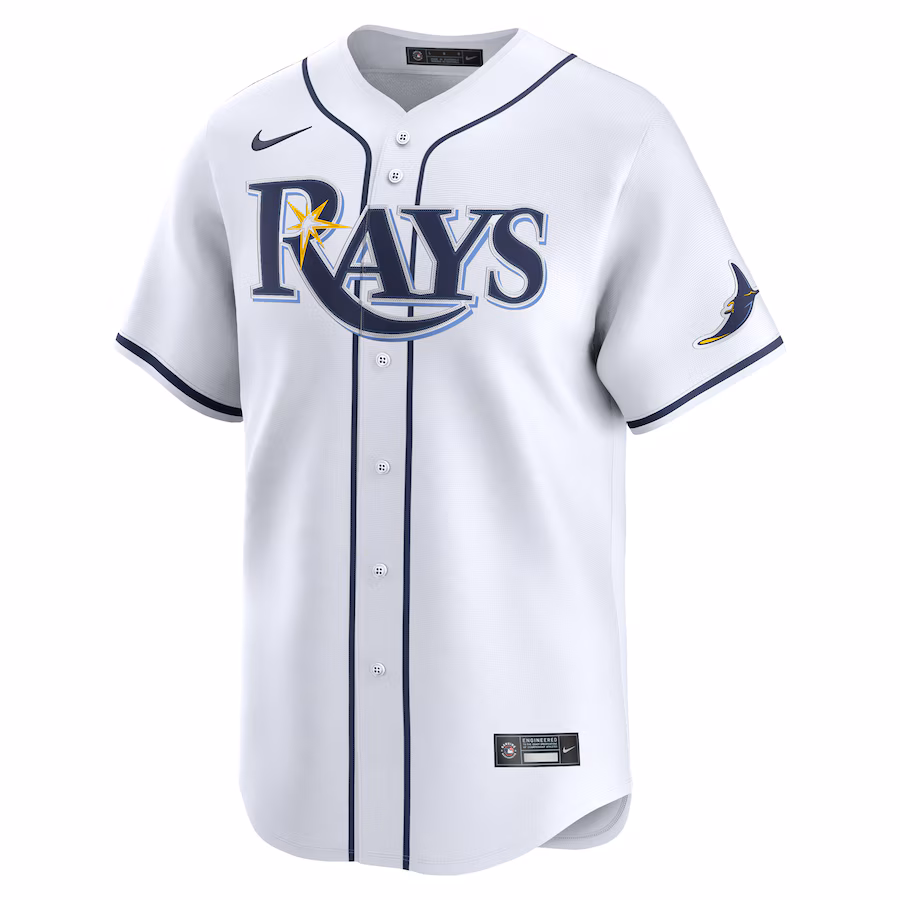 Tampa Bay Rays Nike Home 2025 Jackie Robinson Day Limited Jersey – White - myjerseyhub
