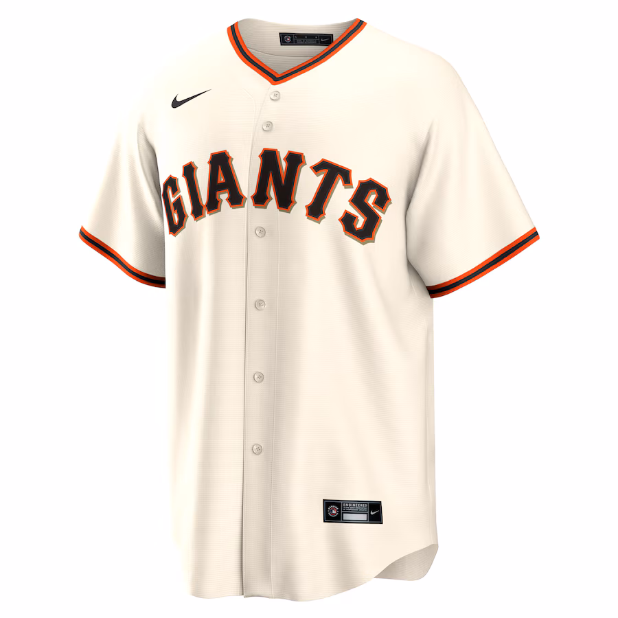 Justin Verlander San Francisco Giants Nike Home Replica Jersey - Cream - myjerseyhub