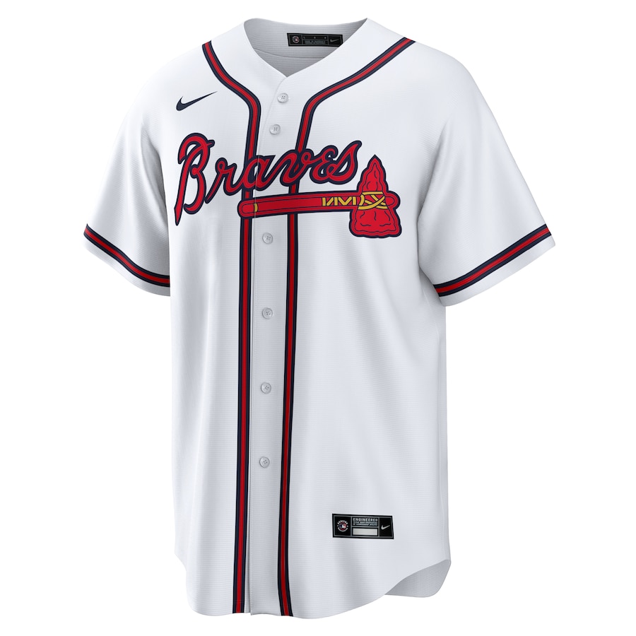Atlanta Braves Nike Home 2025 Jackie Robinson Day Replica Jersey - White - myjerseyhub