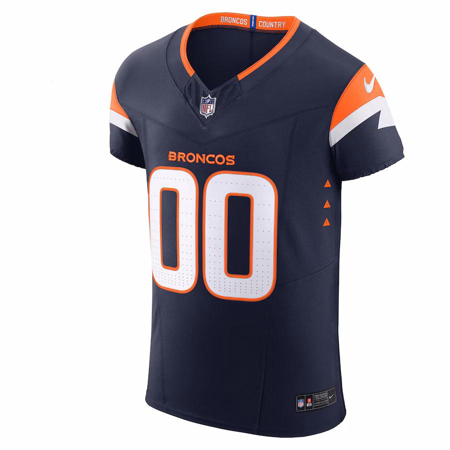 Denver Broncos Nike Alternate Vapor F.U.S.E. Elite Custom Jersey - Navy - myjerseyhub