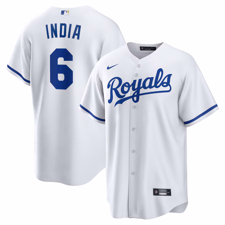 Jonathan India Kansas City Royals Nike Home Replica Player Jersey - White - myjerseyhub