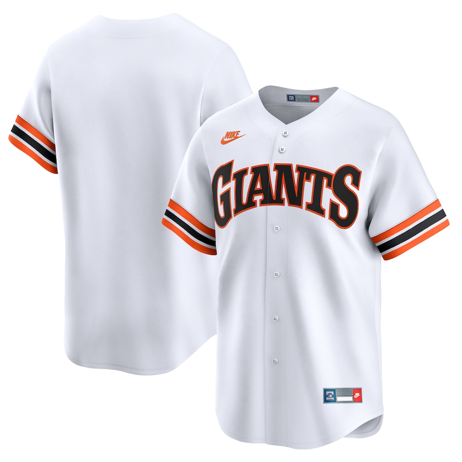 San Francisco Giants Nike Throwback Cooperstown Collection Limited Jersey - White - myjerseyhub