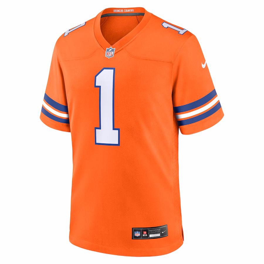 Jason Elam Denver Broncos Nike Retired Player Alternate Game Jersey - Orange - myjerseyhub