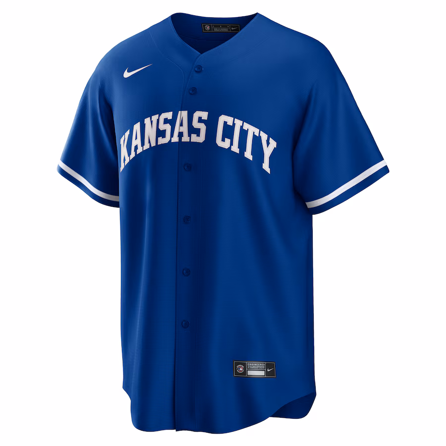 Bobby Witt Jr. Kansas City Royals Nike Alternate 2 Replica Jersey - Rush Blue - myjerseyhub
