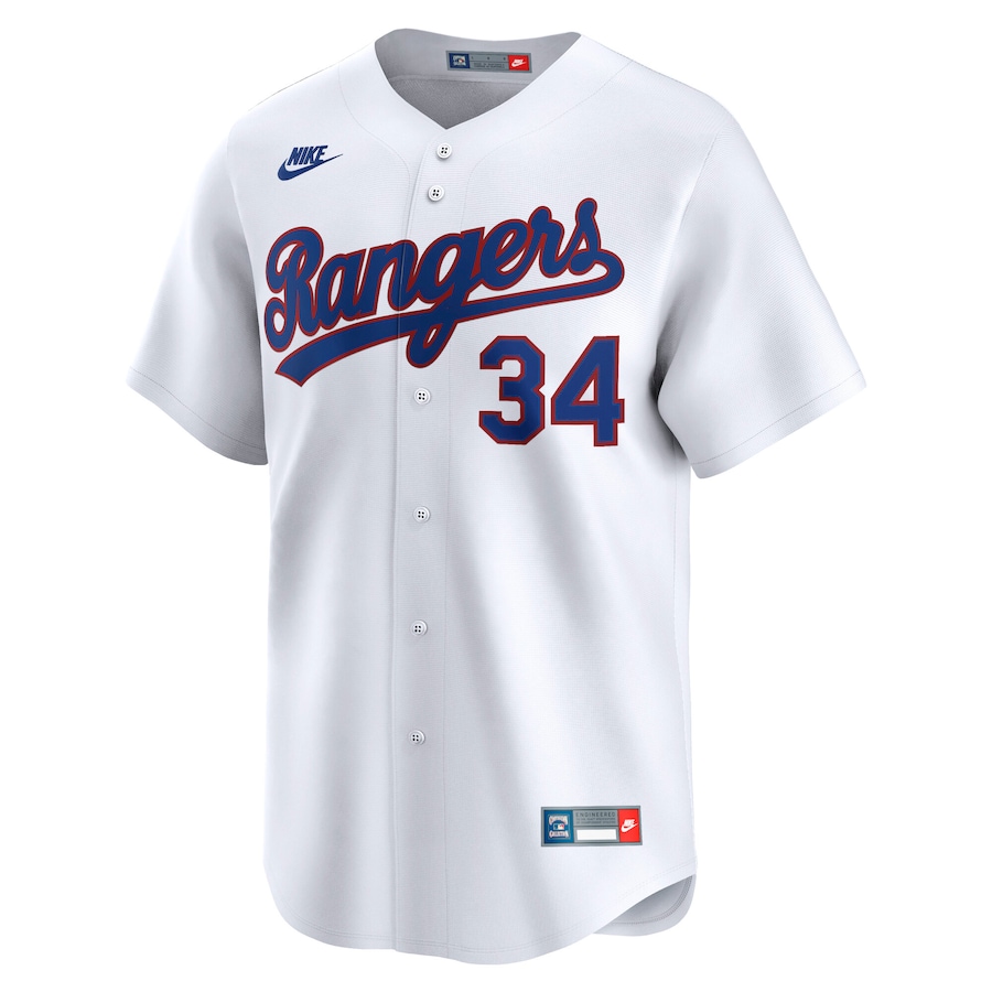 Nolan Ryan Texas Rangers Nike Throwback Cooperstown Collection Limited Jersey - White - myjerseyhub