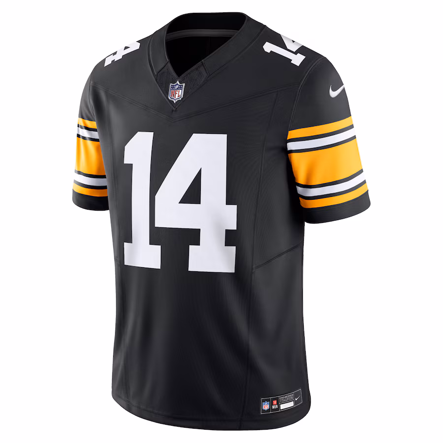 George Pickens Pittsburgh Steelers Nike Vapor F.U.S.E. Limited Jersey - Black - myjerseyhub