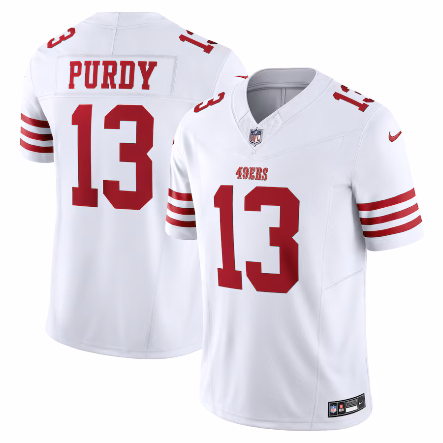 Brock Purdy San Francisco 49ers Nike Vapor F.U.S.E. Limited Jersey - White - myjerseyhub