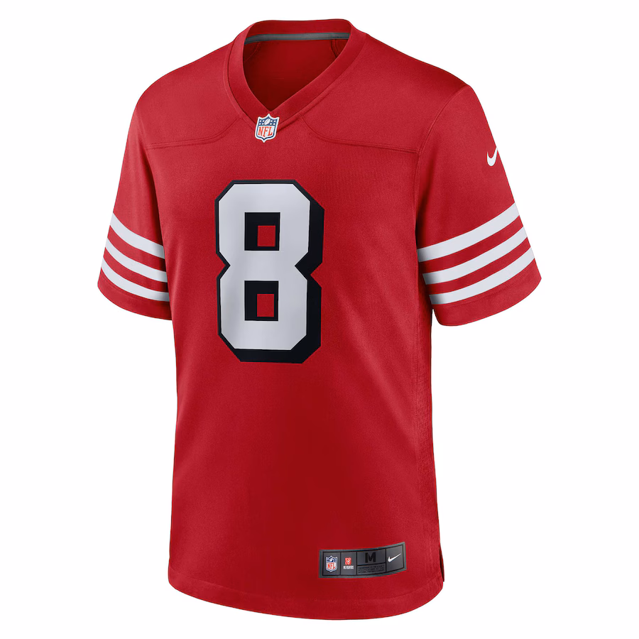 Steve Young San Francisco 49ers Nike Retired Player Alternate Game Jersey - Scarlet - myjerseyhub